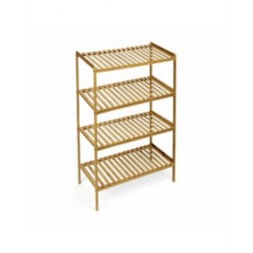 Scaffale Confortime Marrone 4 Mensole Bambù 70 x 35 x 100 cm (2 Unità)
