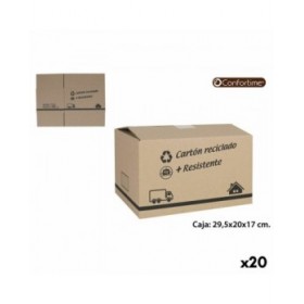 Scatola Multiuso Confortime Cartone (20 Unità) (29,5 x 20 x 17 cm)