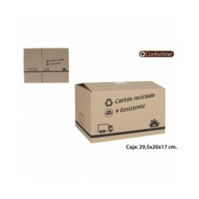 Scatola Multiuso Confortime Cartone (20 Unità) (29,5 x 20 x 17 cm)