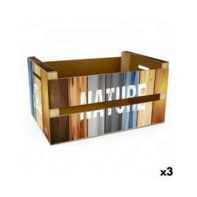 Scatola portaoggetti Confortime Nature (3 Unità) (44 x 24,5 x 23 cm)
