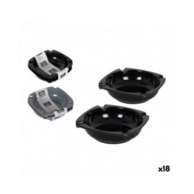 Posacenere Privilege Melammina 10 x 10 x 3 cm (2 Pezzi) (18 Unità) (10 cm)(2 pcs)