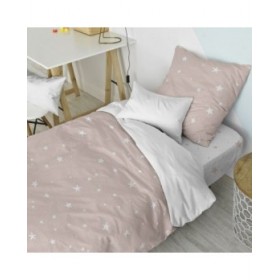 Set di copripiumino HappyFriday Basic Kids Rosa Singolo 2 Pezzi
