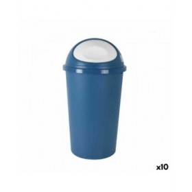 Secchio per la Spazzatura Tontarelli Big hoop Azzurro Bianco 50 L (10 Unità)