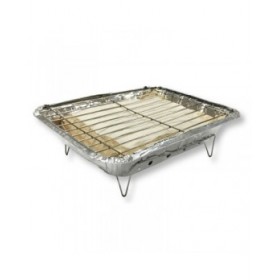 Barbecue Usa e Getta Algon istantanea 24 x 31 x 6 cm (12 Unità)