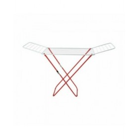 Stendibiancheria Pieghevole Supernet Bianco Rosso 127 x 50 x 2 cm (6 Unità)