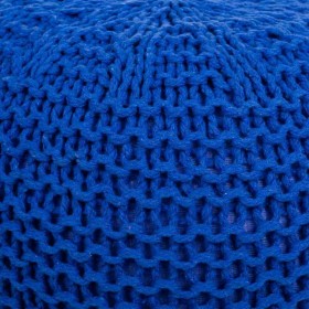 Puff Alexandra House Living Blu scuro polistirene 38 x 28 x 38 cm