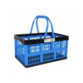 Scatola Pieghevole con Manici Tontarelli Voilà Azzurro 16 L 39 x 25,5 x 21 cm (10 Unità)
