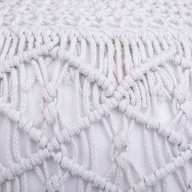 Puff Alexandra House Living Bianco polistirene 45 x 40 x 45 cm