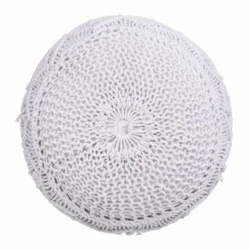 Puff Alexandra House Living Bianco polistirene 45 x 40 x 45 cm