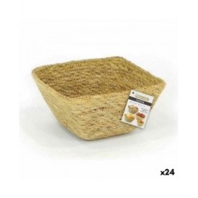 Cestino Multiuso Privilege Erba di mare Quadrato 12 x 12 x 7 cm (24 Unità)