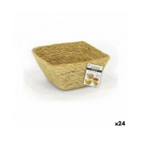 Cestino Multiuso Privilege Erba di mare Quadrato 8 x 8 x 7 cm (24 Unità)