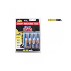 Adesivo Istantaneo Bricotech Super 5000 3 g (24 Unità)