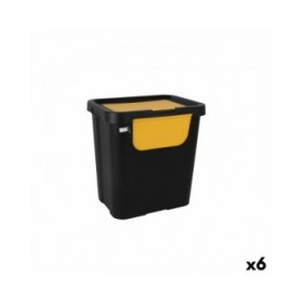 Secchio per Raccolta Differenziata Tontarelli Moda double Giallo (6 Unità) 24 L