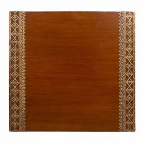 Tavolo aggiuntivo Alexandra House Living Marrone Dorato 40 x 48 x 42 cm
