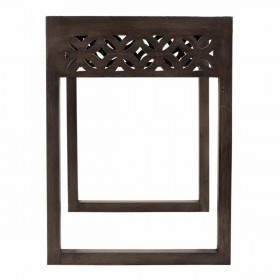 Tavolo aggiuntivo Alexandra House Living Grigio Dorato 40 x 54 x 49 cm
