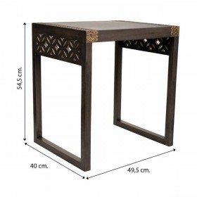 Tavolo aggiuntivo Alexandra House Living Grigio Dorato 40 x 54 x 49 cm