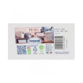 Scatola portaoggetti con coperchio Tontarelli Maya Bianco 23,9 L 36 x 28 x 31,1 cm