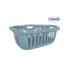 Cesto per i Panni Tontarelli Hipster Azzurro 50 L 66 x 44 x 25 cm (6 Unità)
