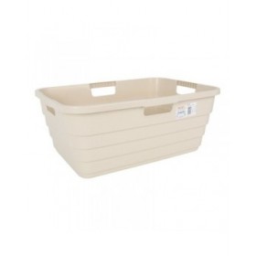 Cesto per i Panni Tontarelli Maya Beige Plastica 54,5 x 37,5 x 22 cm (12 Unità)