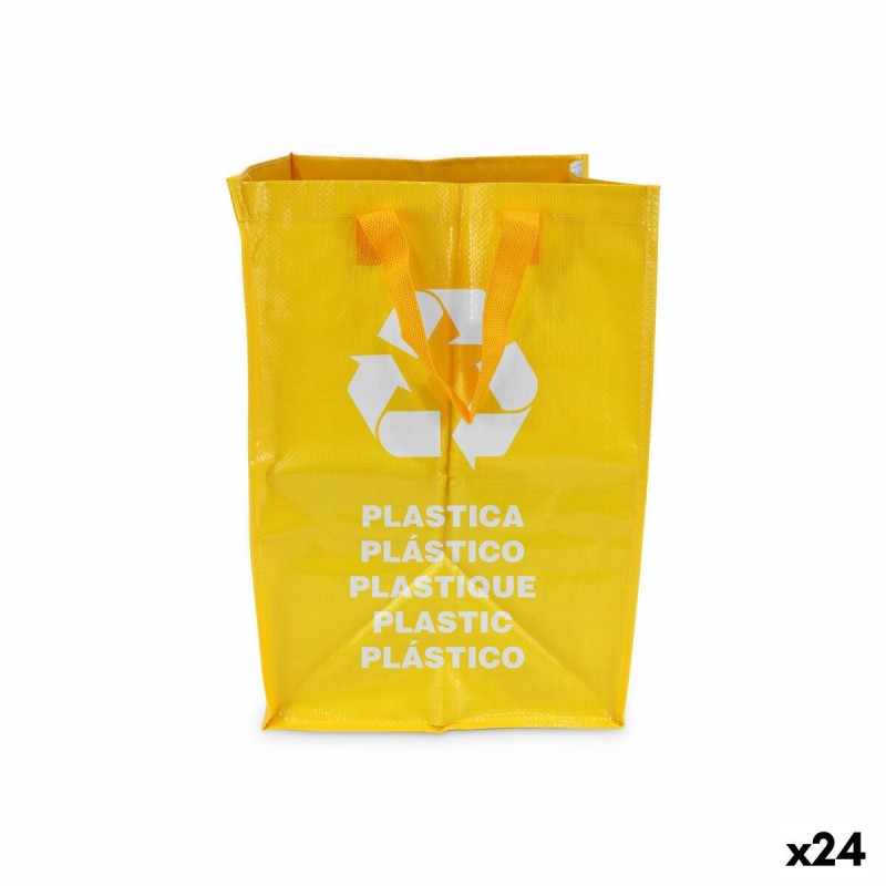 Sacchetti per la Spazzatura Confortime Plastic Giallo Plastica 24 Unità