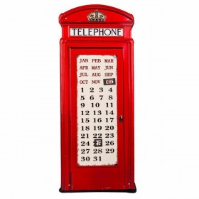 Placca da Parete Alexandra House Living Telephone Ferro