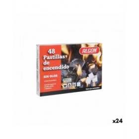 Pastiglie Accendifuoco Algon 48 Pezzi (24 Unità)