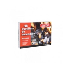 Pastiglie Accendifuoco Algon 48 Pezzi (24 Unità)