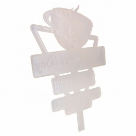 Placca da Parete Alexandra House Living Ferro Segnali 50 x 1 x 58 cm