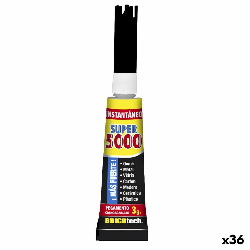 Adesivo Istantaneo Bricotech Super 5000 3 g (36 Unità)