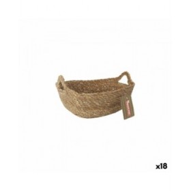 Scatola portaoggetti Privilege vimini 20 x 15 x 7 cm (18 Unità)