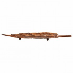 Centrotavola Alexandra House Living Dorato Ferro 41 x 5 x 77 cm Foglio