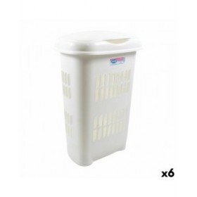 Secchio contenitore Tontarelli Bianco 55 L 46 x 34 x 64 cm (6 Unità)