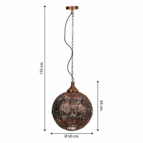Lampadario Alexandra House Living Dorato