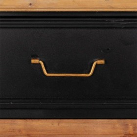 Ingresso Alexandra House Living Nero Legno Metallo Legno di abete 34 x 90 x 80 cm