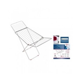 Stendibiancheria Pieghevole 18 m Confortime Hibisco Argentato Metallo 180 x 55 x 109 cm (6 Unità)