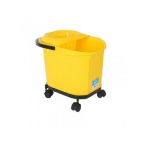 Secchio per Pavimenti Kety Giallo 16 L 40,5 x 30 x 35 cm (6 Unità)