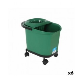 Secchio per Pavimenti Kety Verde 16 L 40,5 x 30 x 35 cm (6 Unità)