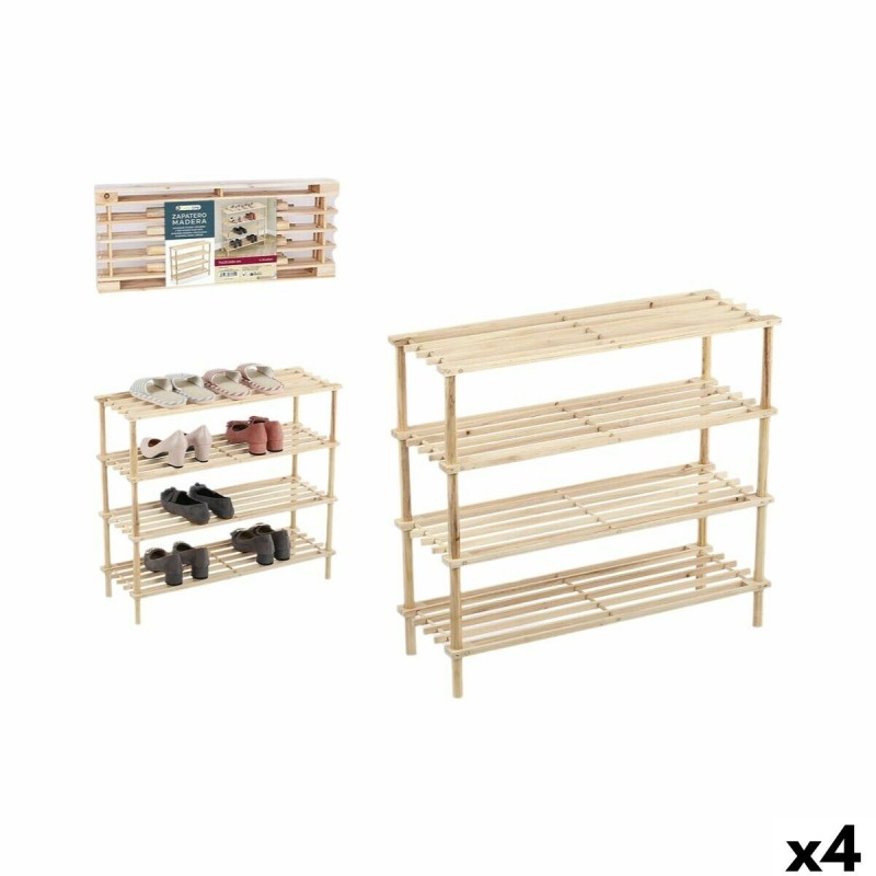Panca portascarpe Confortime 74 x 26,5 x 64 cm (4 Unità)