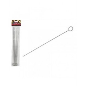 Set di Spiedini per Barbecue Algon Metallo 35 cm 12 Pezzi (24 Unità)