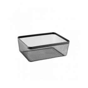 Cestino Multiuso Confortime Nero Metallo 30,5 x 40,5 x 15,2 cm (6 Unità)