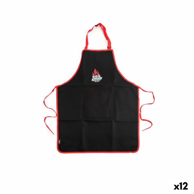 Grembiule Algon 61 x 75,5 cm Nero Barbecue