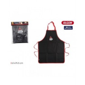 Grembiule Algon 61 x 75,5 cm Nero Barbecue
