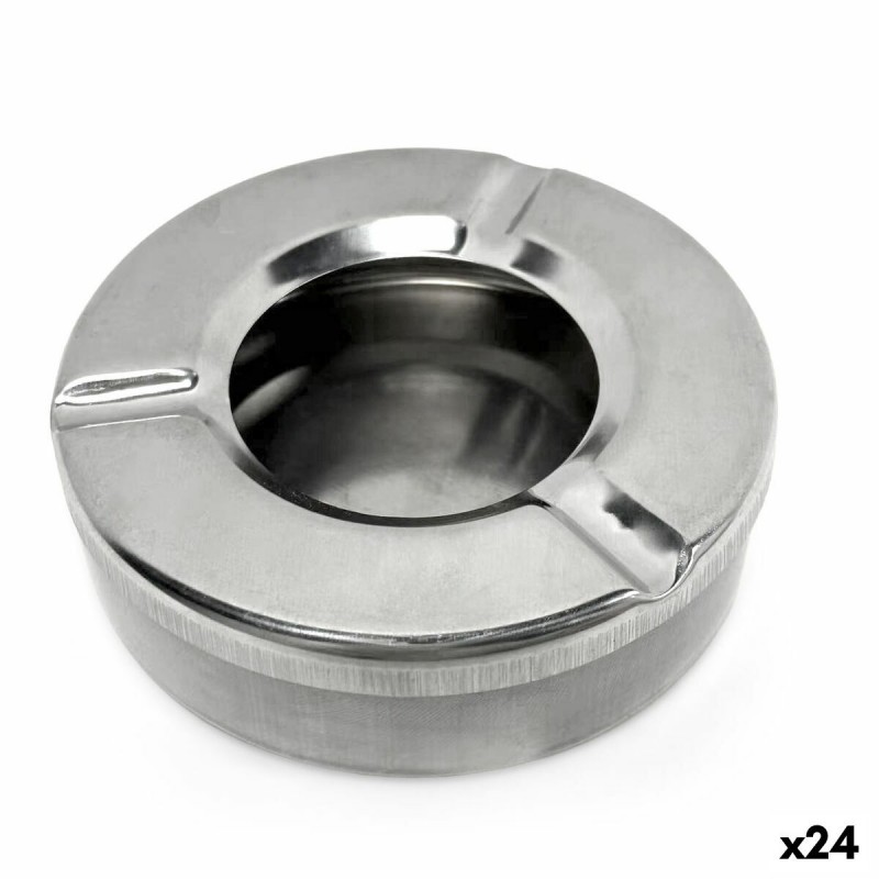 Posacenere Confortime Acciaio 11 x 3 cm (24 Unità)