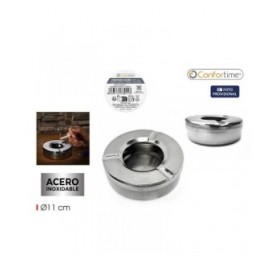 Posacenere Confortime Acciaio 11 x 3 cm (24 Unità)