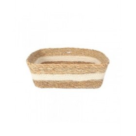 Scatola portaoggetti Privilege vimini Quadrato 27 x 27 x 9 cm (8 Unità)