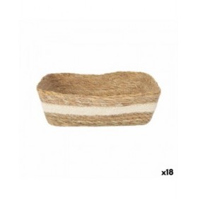 Scatola portaoggetti Privilege vimini Rettangolare 20 x 15 x 7 cm (18 Unità)