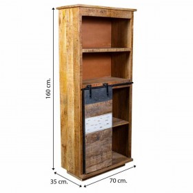 Scaffale Alexandra House Living Naturale Legno di mango 35 x 160 x 70 cm
