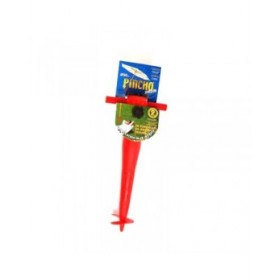 Asta con punta a vite per ombrellone Rosso (32 cm)