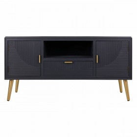 Credenza Alexandra House Living Dorato Grigio scuro 40 x 61 x 121 cm