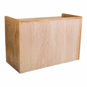Panca Alexandra House Living Marrone Naturale Legno di paulownia Legno MDF 38 x 53 x 80 cm Scarpiera